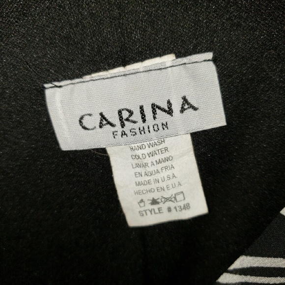 Black and white floral print dress - Picture 2 of 2